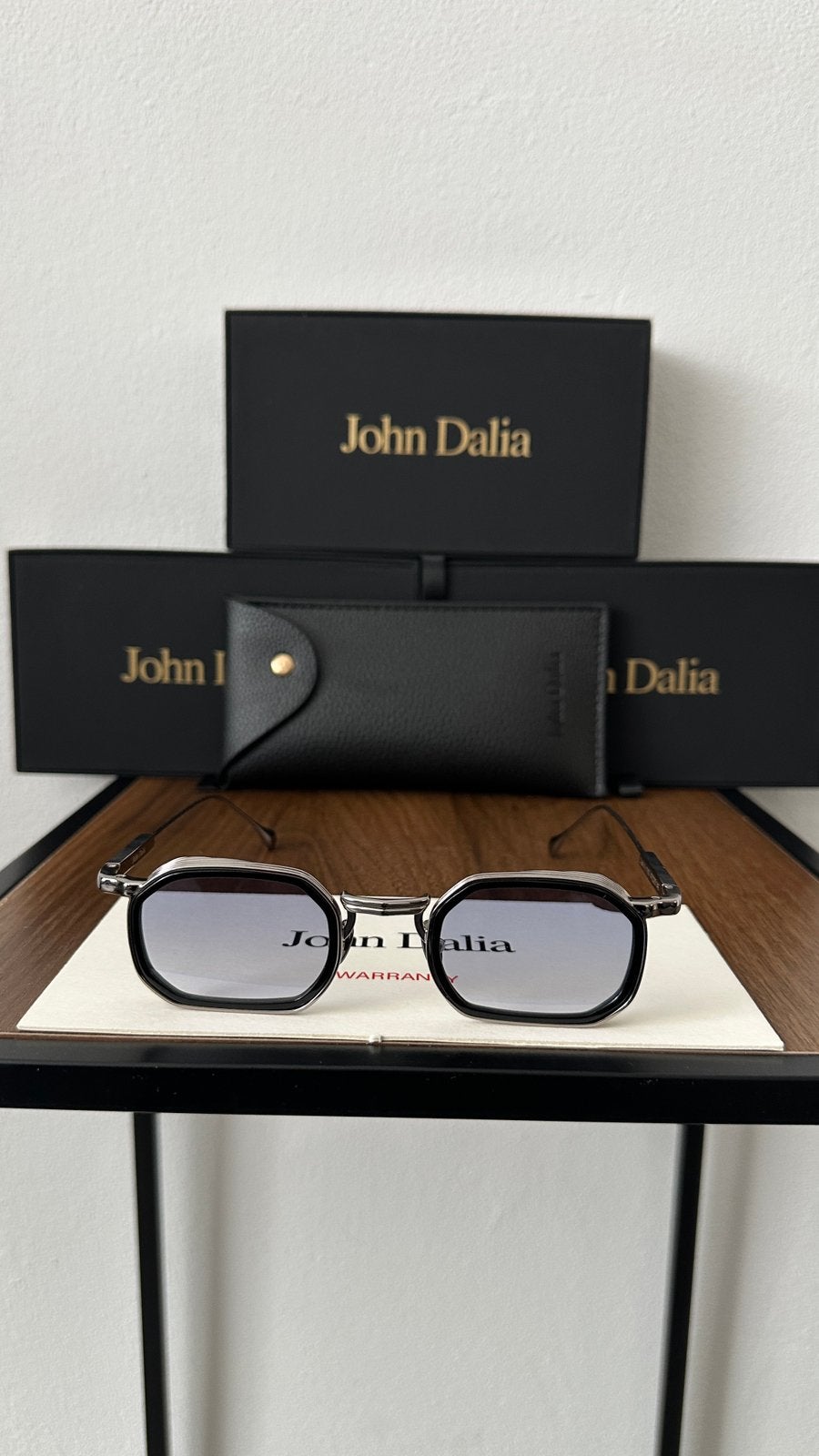 John Dalia Samuel Zonnebril, Ophalen of Verzenden, Zo goed als nieuw, Zwart, Overige merken