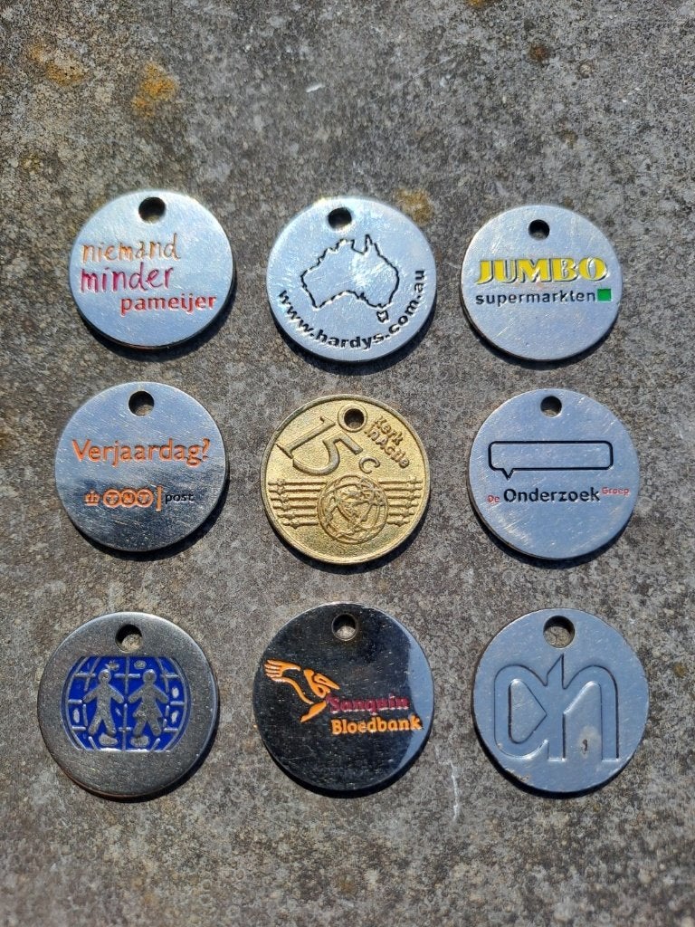winkelwagenmuntjes, Verzamelen, Winkelwagenmuntjes, Ophalen