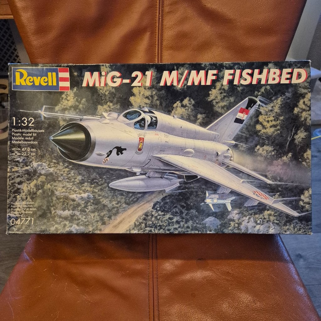 1:32 Mig-21 MF Fishbed, Revell, Ophalen of Verzenden, Zo goed als nieuw, Groter dan 1:32