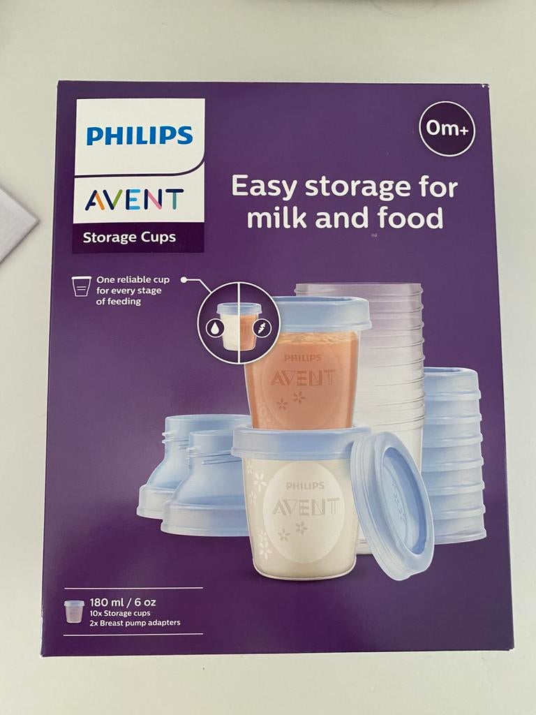 Philips Avent bewaarbakjes babyvoeding 180 ml, Kinderen en Baby's, Babyvoeding en Toebehoren, Ophalen of Verzenden, Gebruikt, Overige typen