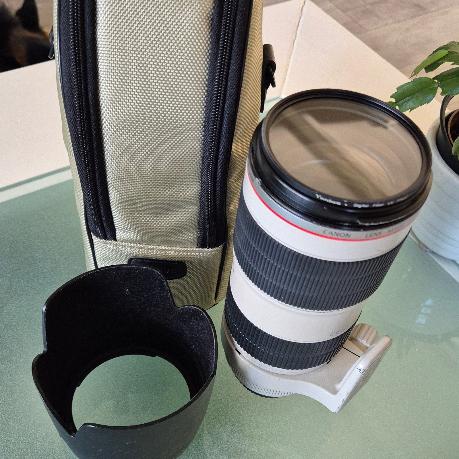 Canon 70-200mm ef 2.8L ls ll usm lens+tas, Audio, Tv en Foto, Fotografie | Lenzen en Objectieven, Gebruikt, Telelens, Canon, Canon EF