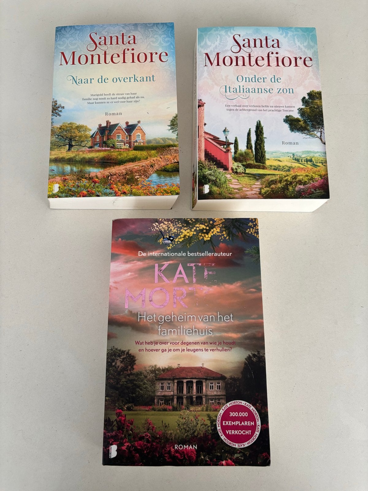 Boeken Santa Montefiore & Kate Morton - Romans 3 stuks!, Boeken, Ophalen of Verzenden, Gelezen, Nederland