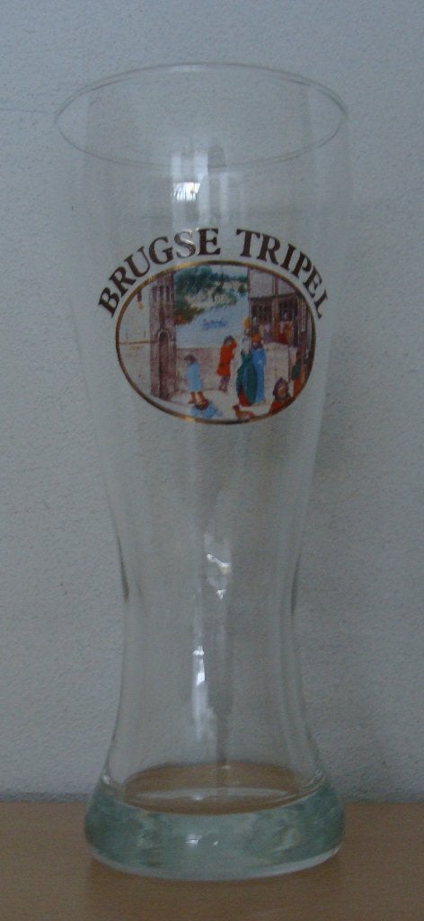 Bierglas Brugse Tripel - 1 glas aanwezig, Verzamelen, Ophalen of Verzenden, Zo goed als nieuw, Glas of Glazen, Overige merken
