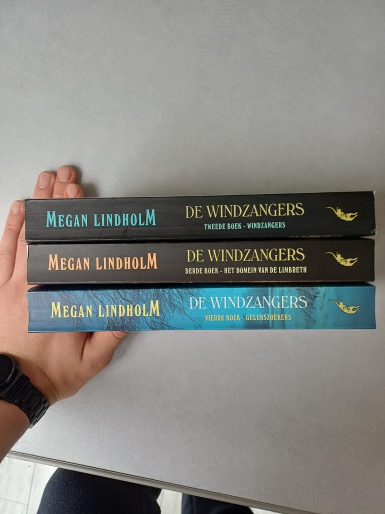 De windzangers 2 tm 4, Boeken, Ophalen of Verzenden, Gelezen, Megan Lindholm
