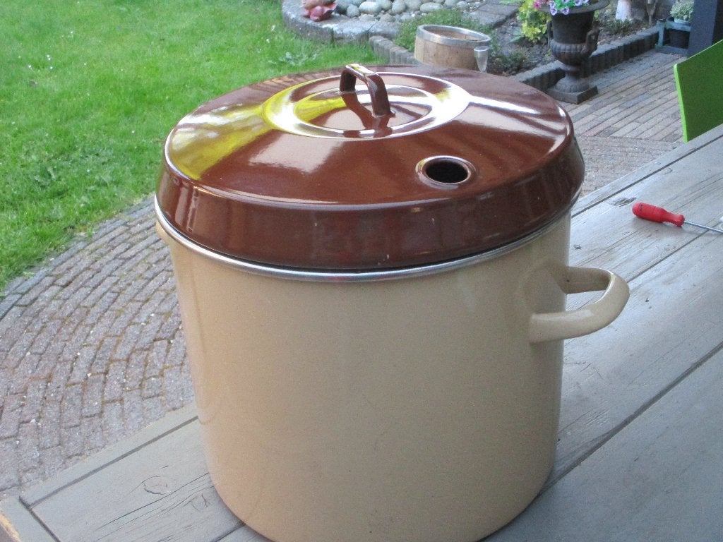 Emaille Weckketel,v.a 40,00e, Ophalen, Overige materialen, Gebruikt, Kookpan