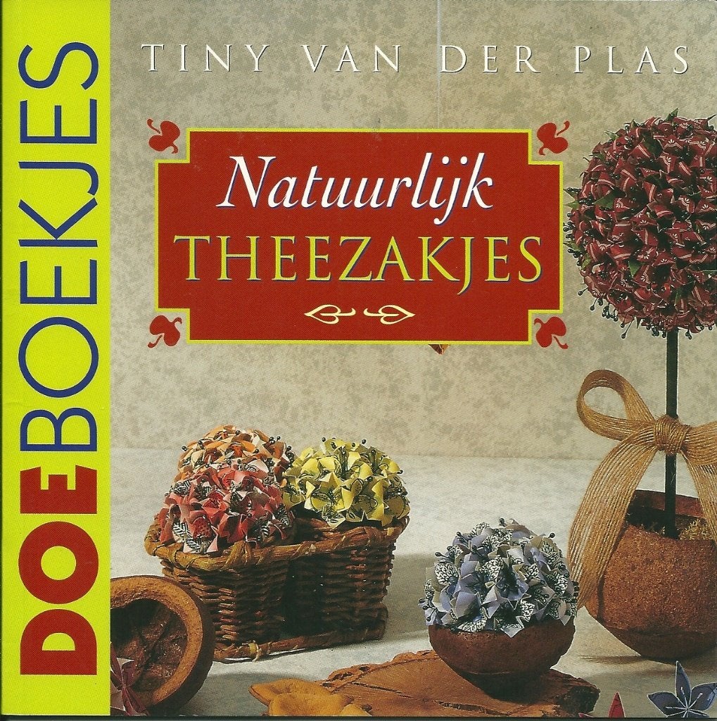 Gevouwen modellen uit theezakjes titel Natuurlijk theezakjes, Verzenden, Boek