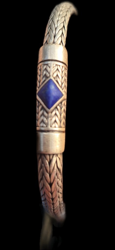 Buddha to Buddha Ellen XS Stone Blue met lapiz lazuli, Gebruikt, Ophalen of Verzenden, Met edelsteen, Zilver