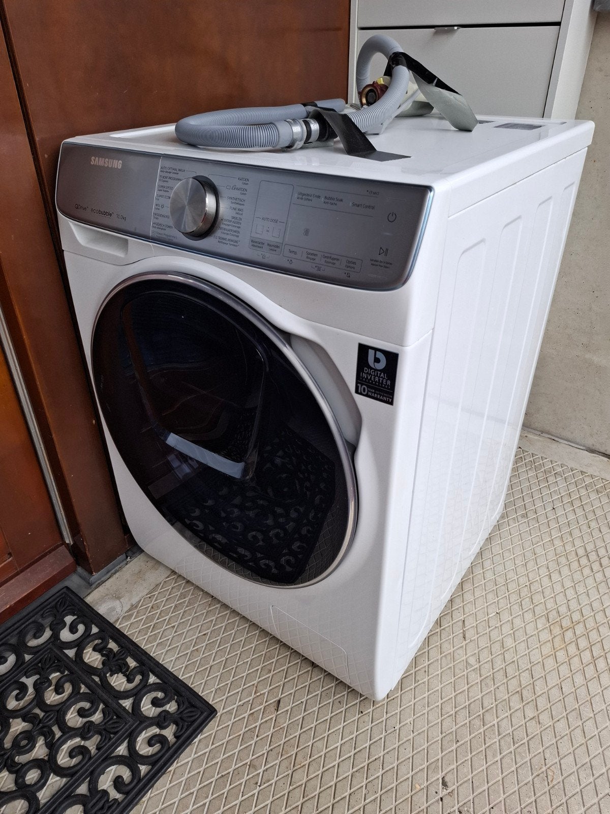 Te koop goed werkende Samsung Wasmachine 10 kg - 4 jaar oud, Witgoed en Apparatuur, Wasmachines, Ophalen, 1200 tot 1600 toeren