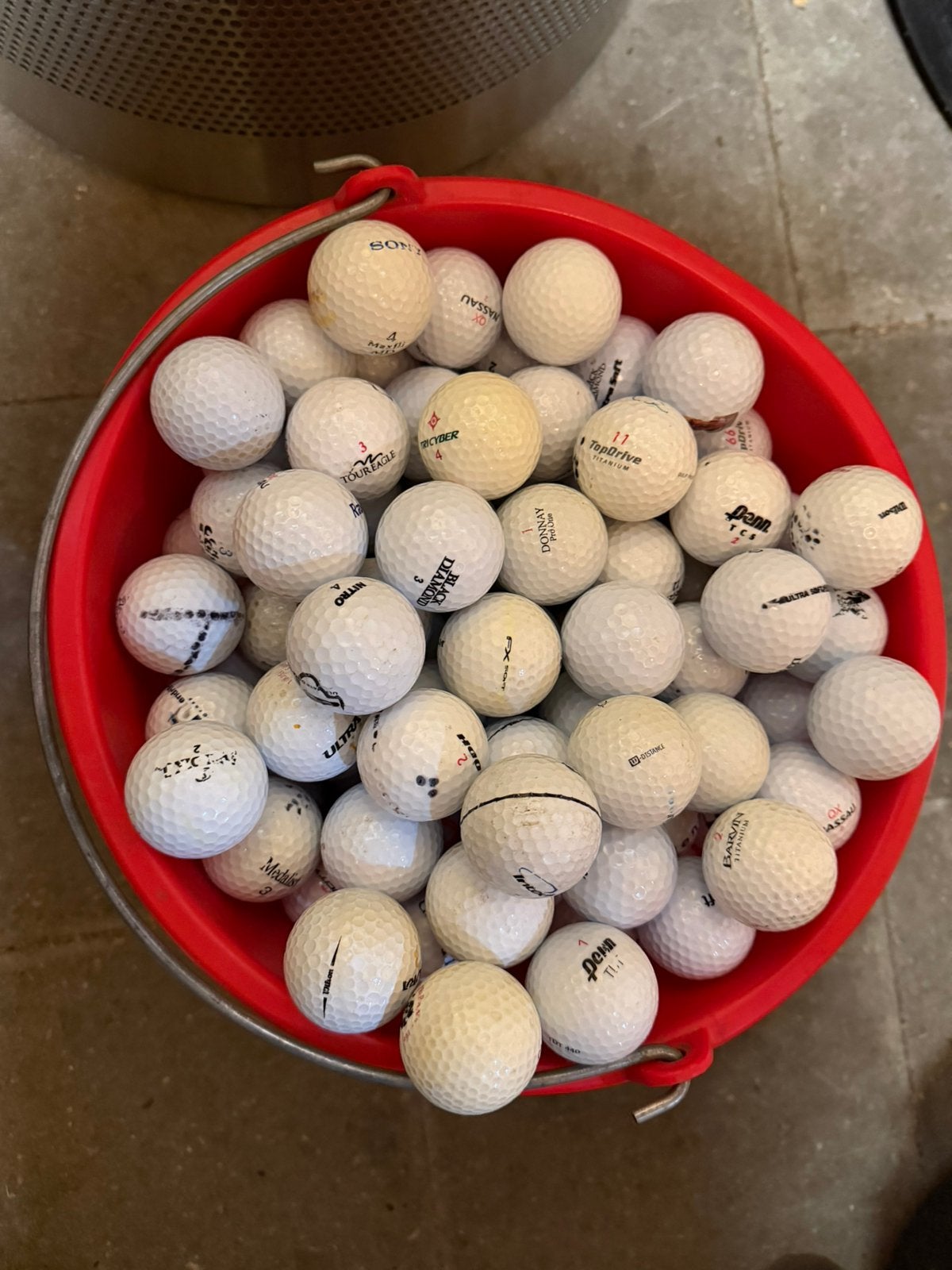 200 golfballen, Overige merken, Gebruikt, Bal(len), 6603EB
