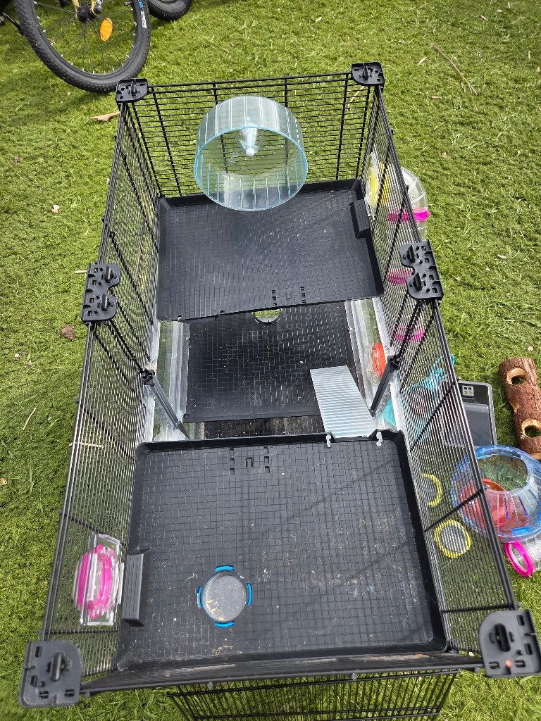 Ferplast Multipla hamsterkooi, Dieren en Toebehoren, Knaagdieren en Konijnen | Hokken en Kooien, Ophalen, Kooi, Gebruikt, 60 tot 90 cm