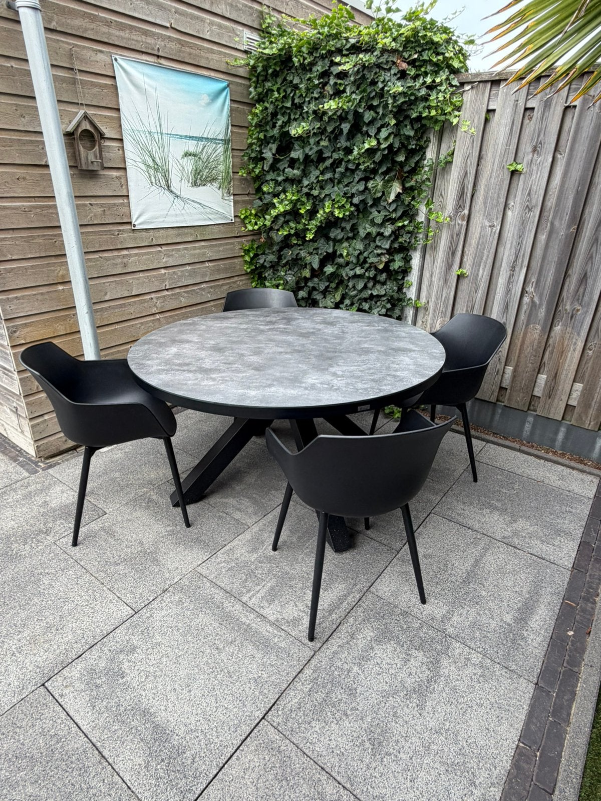 Tuinset met 6 stoelen, Ophalen, Zo goed als nieuw