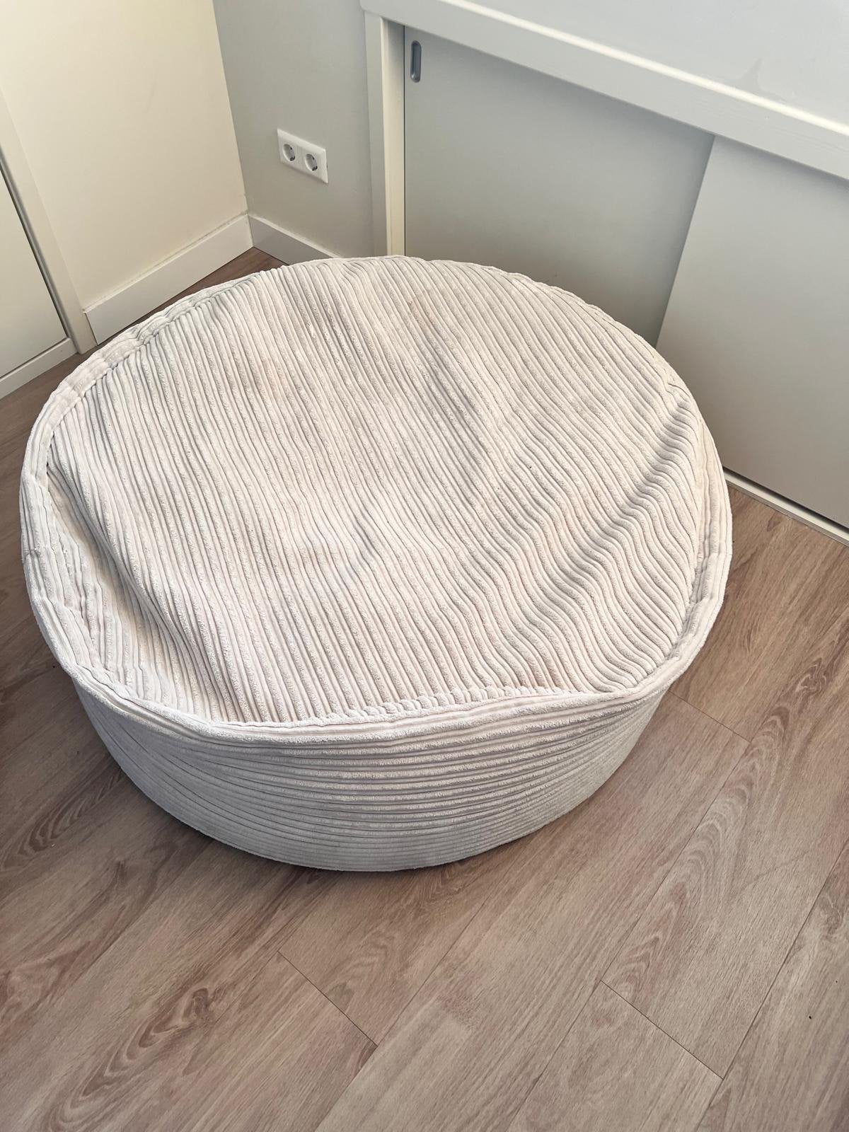 Big Bertha Zitzak Origineel - Lounge Pug off white, Ophalen, Gebruikt, Beige, Zitzak