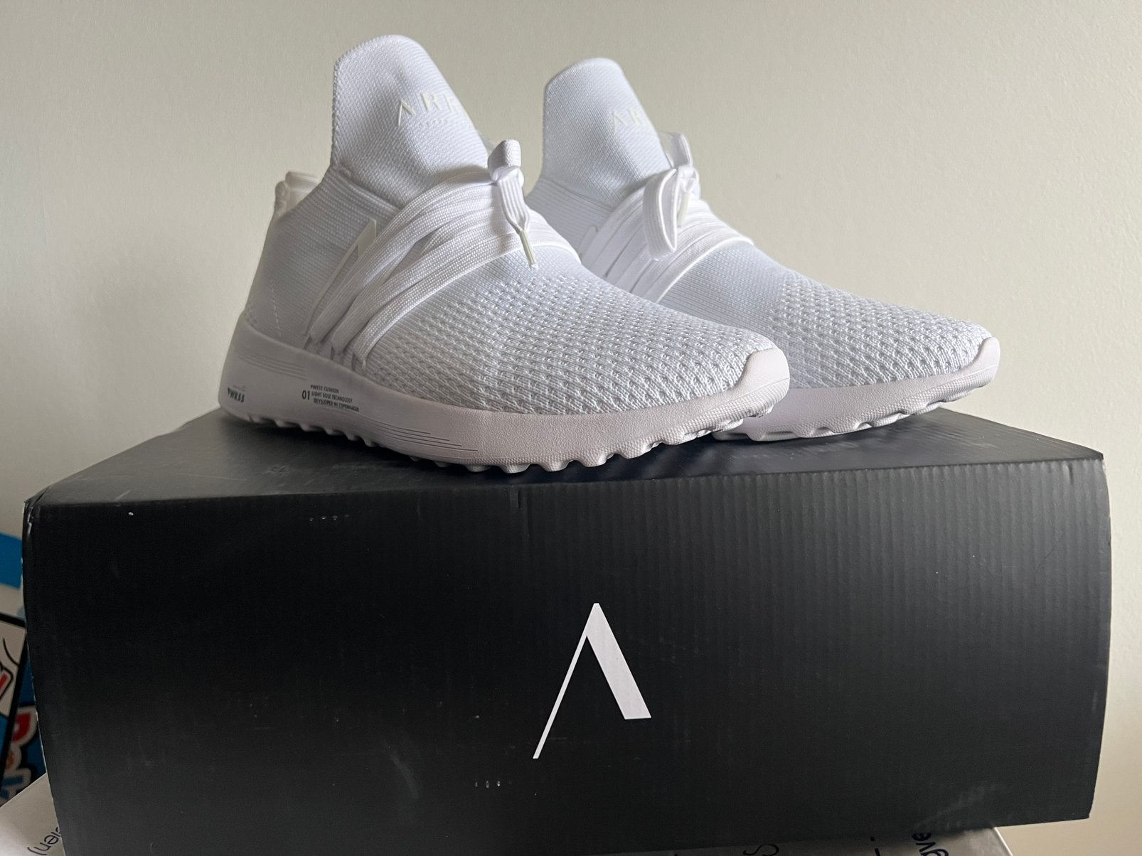 Arkk Copenhagen Raven Triple White maat 42, Wit, Nieuw, Ophalen of Verzenden, Sneakers of Gympen