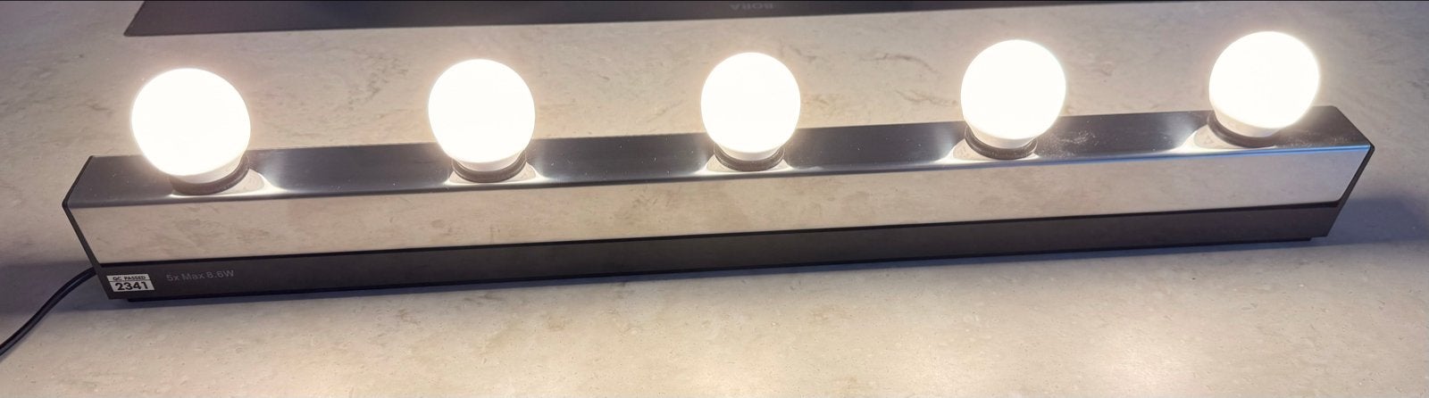 Ikea Make-up Spiegel Verlichting met 5 Lampen, Huis en Inrichting, Ophalen, Gebruikt