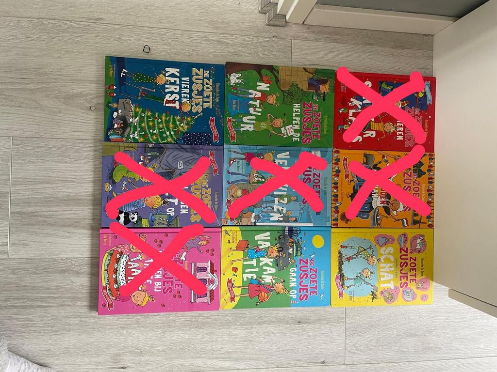 4 zoete zusjes boeken 7,50 per stuk, Kinderen en Baby's, Ophalen of Verzenden, Gebruikt
