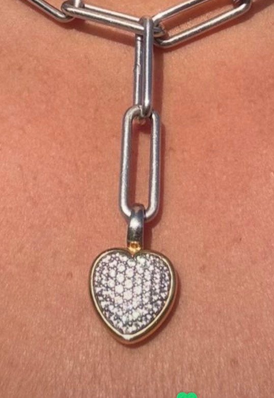 Verloren Hanger hartje Hartjeshanger Ti Sento, Ophalen of Verzenden, Zo goed als nieuw, Zilver, Hart