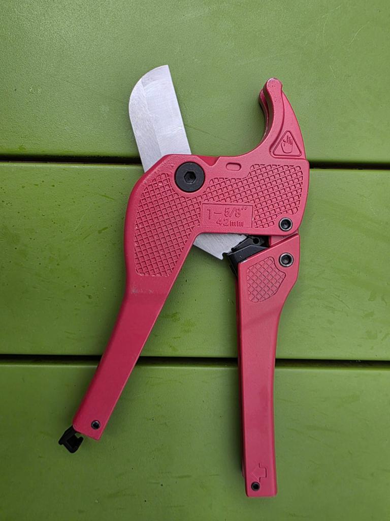 Meerlagenbuis schaar 42mm - Pijpsnijder, Doe-het-zelf en Verbouw, Gereedschap | Handgereedschap, Ophalen of Verzenden, Gebruikt