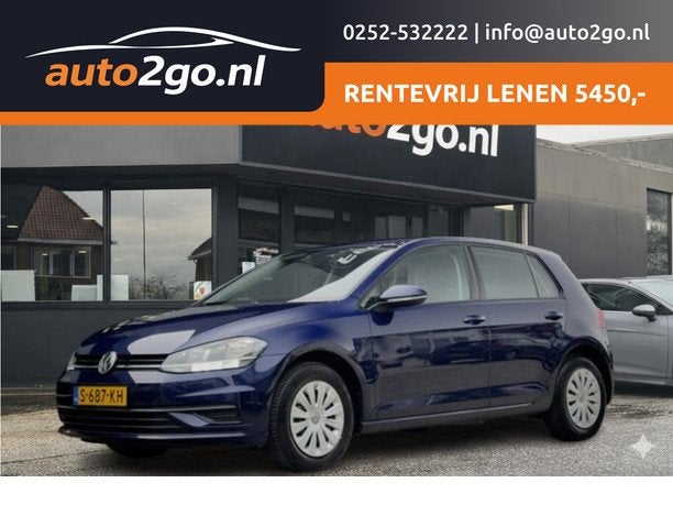 Volkswagen Golf 1.0 TSI HIGHLINE NAVI CAMERA AIRCO LED LMV P, Gebruikt, Euro 6, Blauw, Handgeschakeld