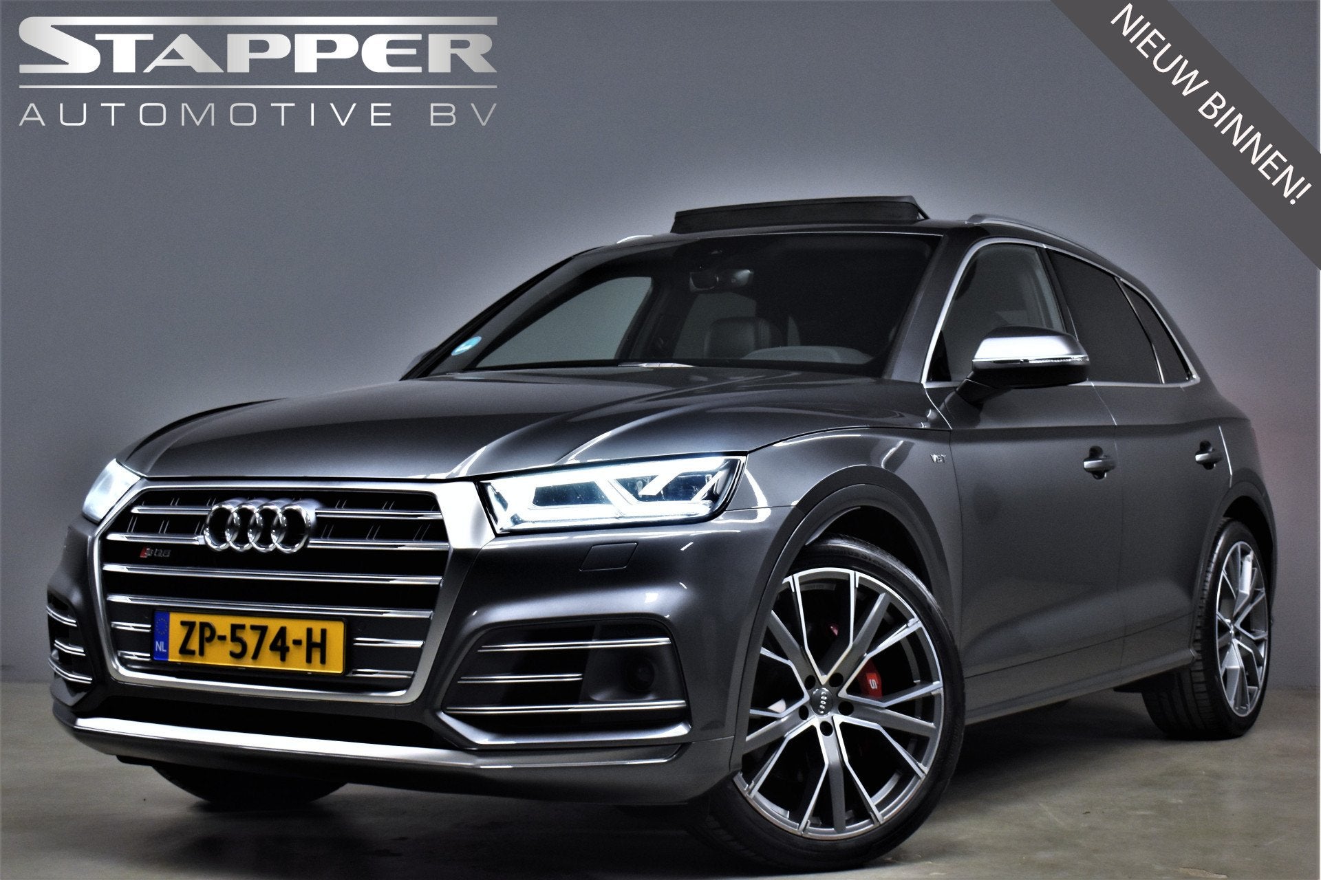 Audi Q5 3.0 TFSI SQ5 354pk Automaat Quattro Pano/B&O/RS Zete, Auto's, Automaat, Gebruikt, 2995 cc, Q5