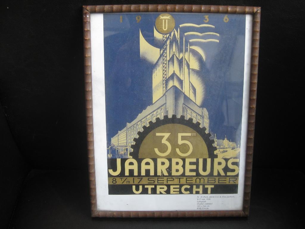 art deco prenten, Ophalen of Verzenden, Voor 1940, Zo goed als nieuw, Overige onderwerpen