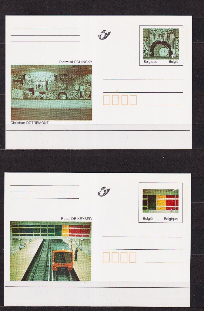 België 1998 Geïllustreerde briefkaarten BK66-BK67 **, Postzegels en Munten, Brieven en Enveloppen | België, Ophalen, Briefkaart