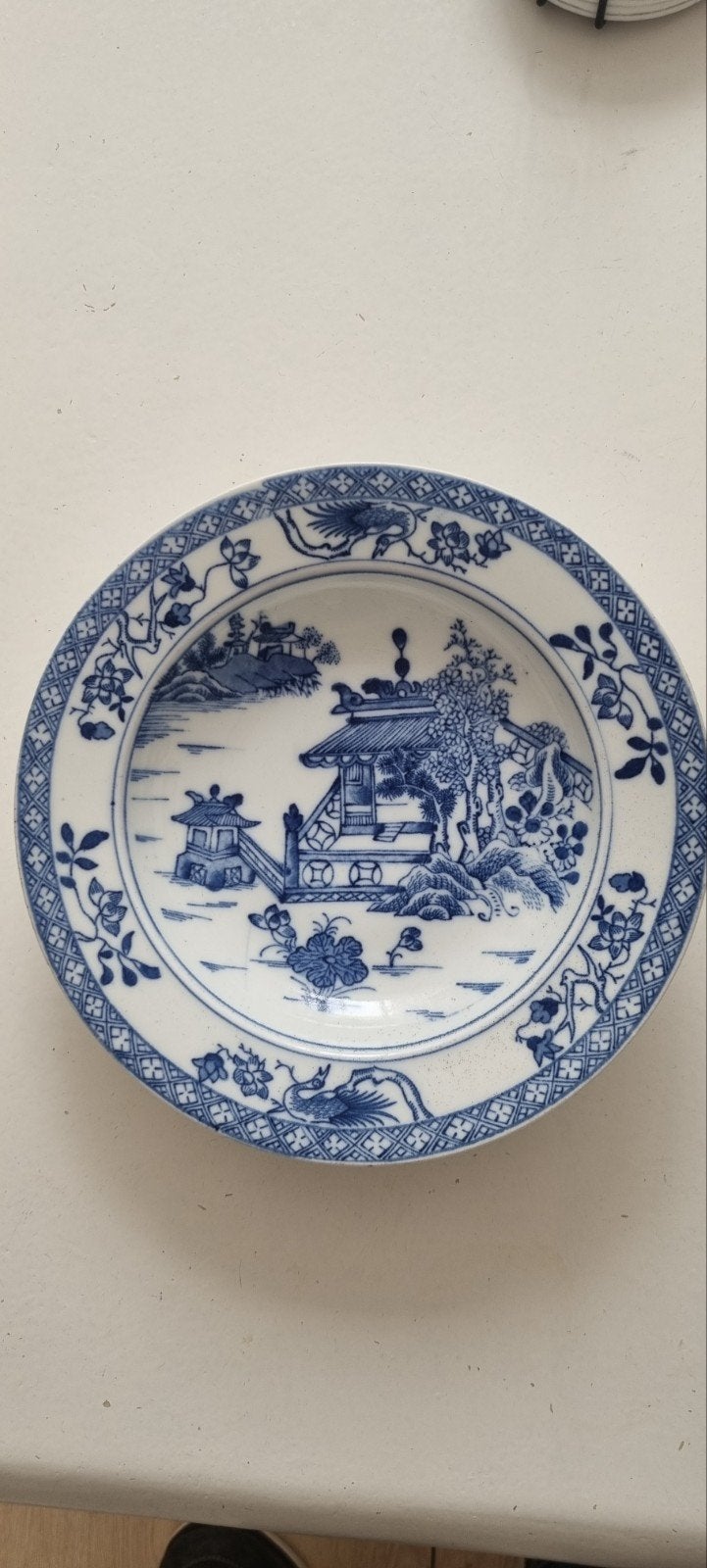 Chinees porseleinen bord, Qianlong-periode (ca. 1750-1770), Ophalen