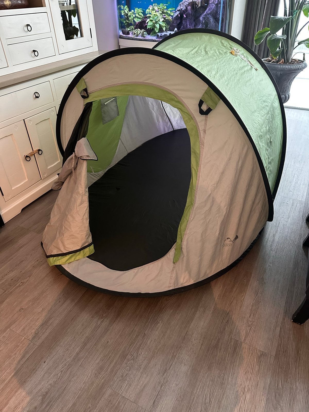 Crivit Werptent - Snel op te zetten tent voor 2 personen, Ophalen, Gebruikt, Tot en met 2