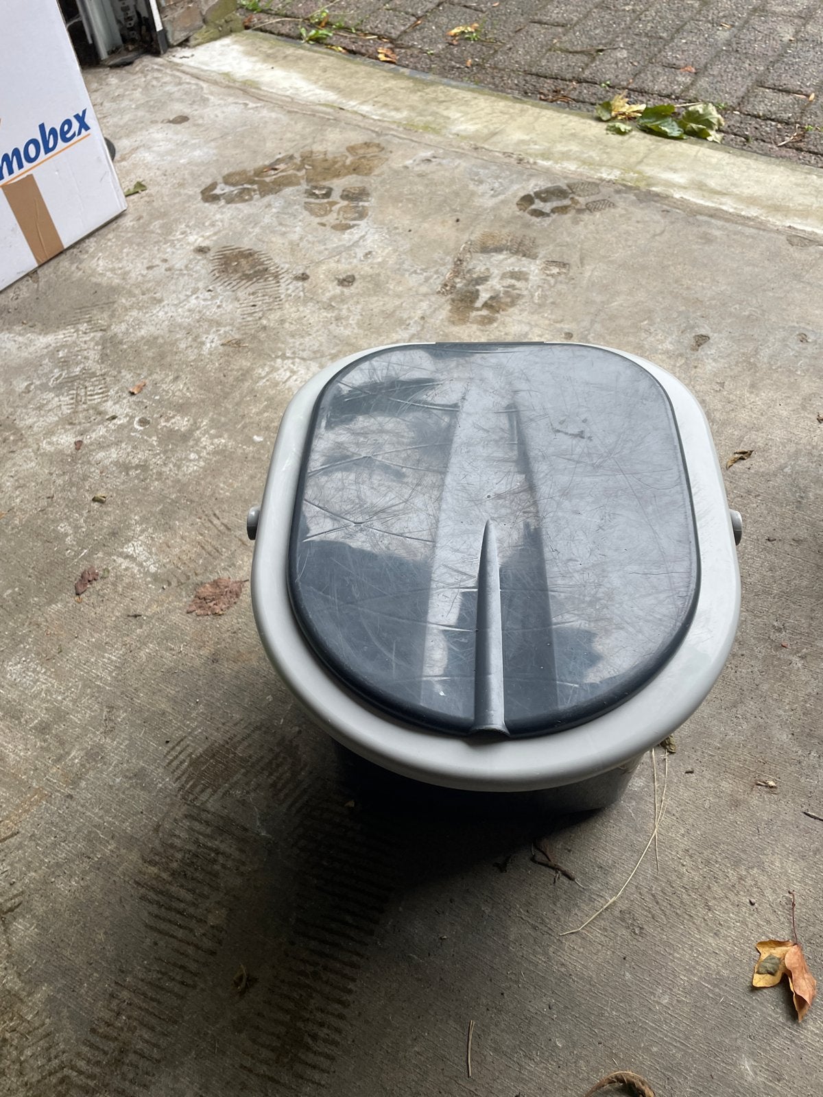 Draagbaar campingtoilet - Gebruikt, Ophalen of Verzenden, Gebruikt
