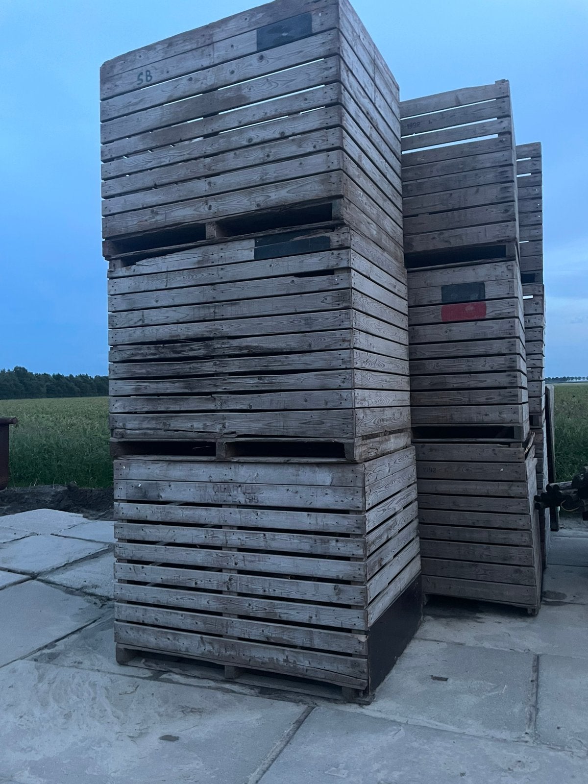Kuubskisten voor opslag haardhout, Tuin en Terras, Ophalen of Verzenden
