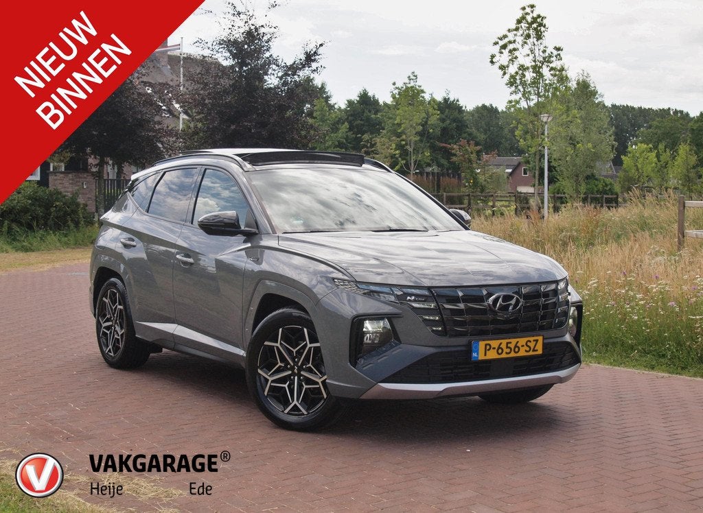 Hyundai Tucson 1.6 T-GDI PHEV N Line Sky 4WD | Panoramadak |, Auto's, Hyundai, Automaat, 1350 kg, 14 kWh, Gebruikt