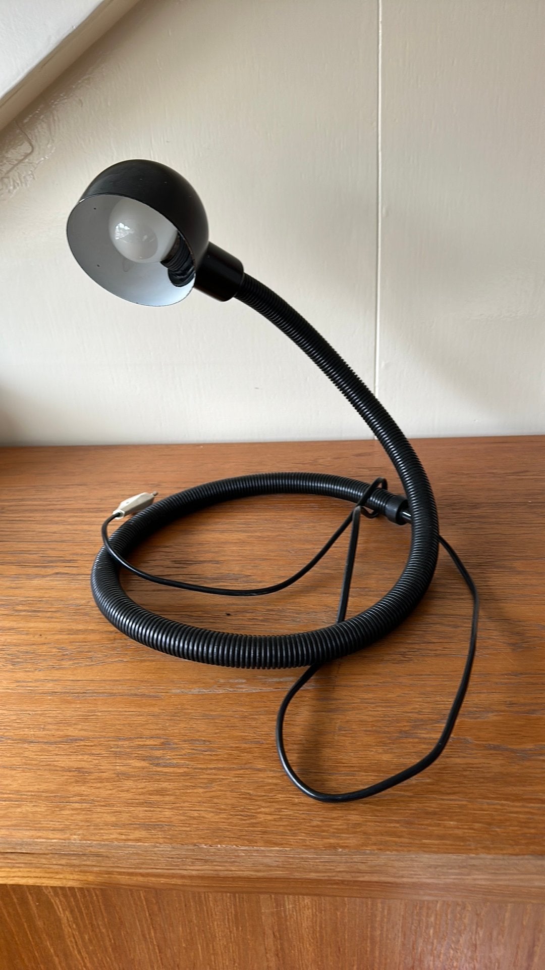 Flexibele slangenlamp, the snake lamp, 70-er jaren, Overige typen, Overige merken, Vintage, E14 (klein)