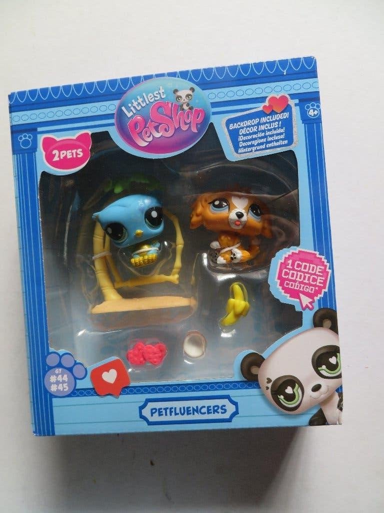 LITTLEST  PET SHOP -- 2 PETS  ( G7 #44 , # 45 ), Ophalen of Verzenden, Nieuw