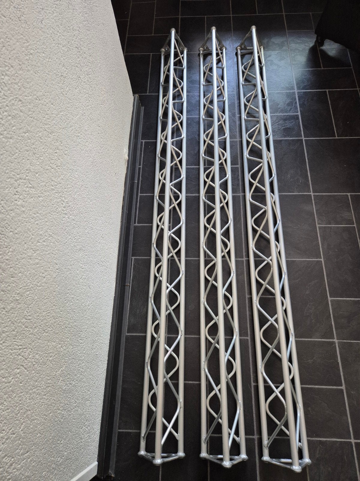 Decotruss 3 Point Truss Silver 2m 3 x 2 meter 15x15x15 cm, Muziek en Instrumenten, Licht en Laser, Ophalen, Zo goed als nieuw