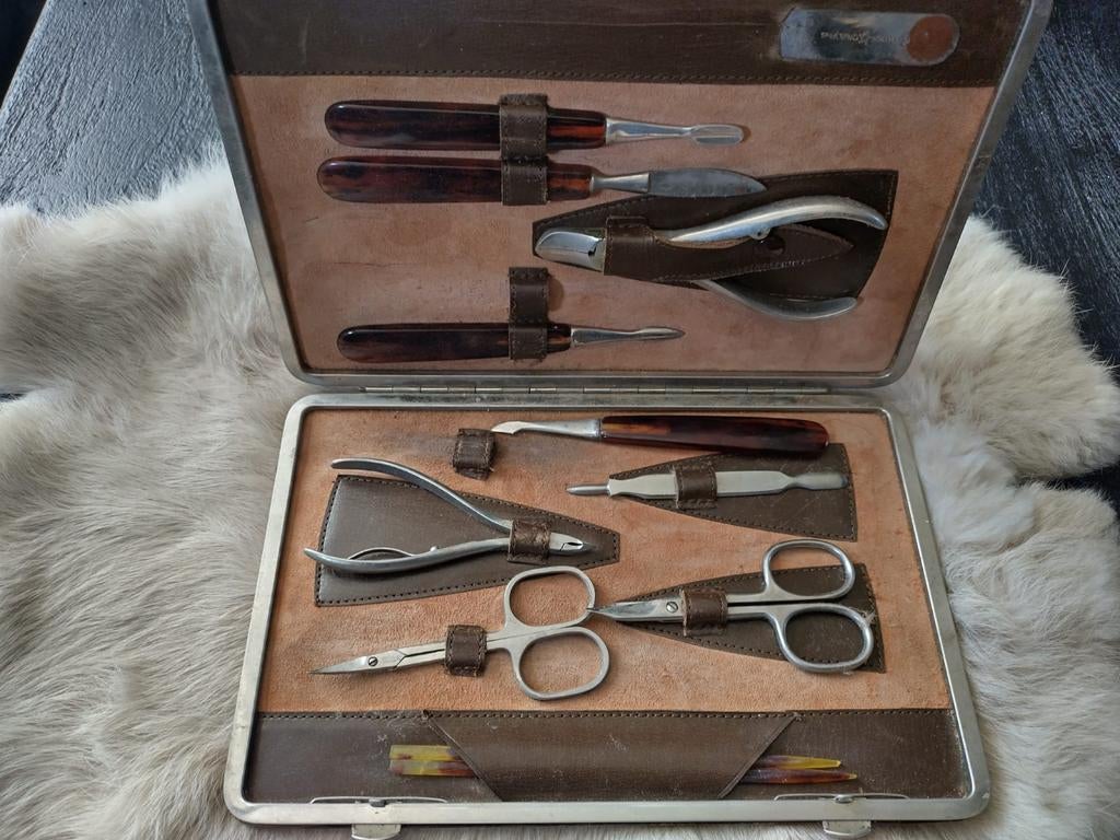 Vintage manicure set, Ophalen of Verzenden