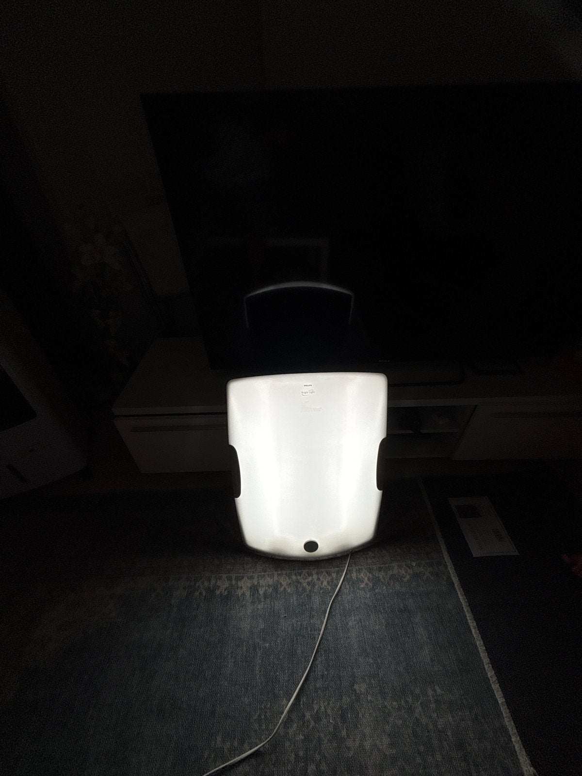 Moderne vloerlamp met sfeervolle verlichting, Ophalen, Zo goed als nieuw, Kunststof, Minder dan 100 cm