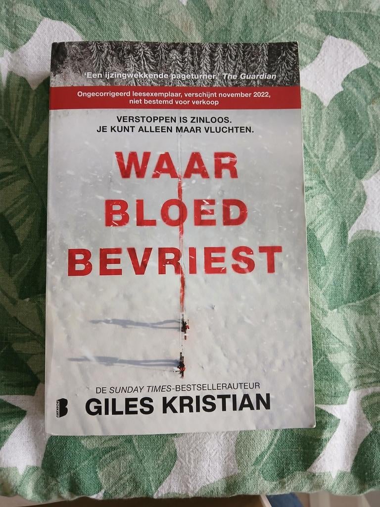Waar Bloed Bevriest - Giles Kristian  Ongecorrigeerde versie, Europa overig, Zo goed als nieuw, Giles Kristian, Ophalen of Verzenden