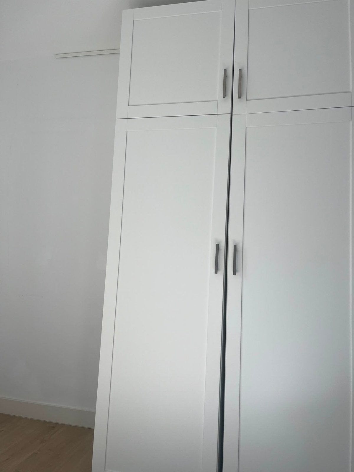 IKEA Platsa kast met Samnodal deur en bovendeel (juli 2025), Ophalen, 200 cm of meer, 50 tot 100 cm, Zo goed als nieuw