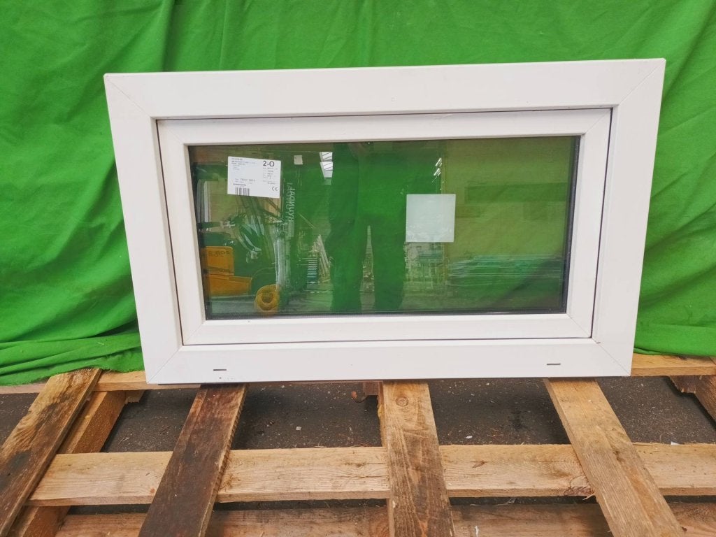 Kunststof Kiep kozijn  b103 x h63 cm Wit  -2686-