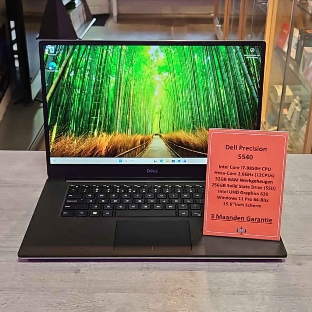 Dell Precision 5540 i7-9850H 32GB/256GB SSD Win 11 Pro, Computers en Software, Windows Laptops, Dell, Gebruikt, Support@Dell.com