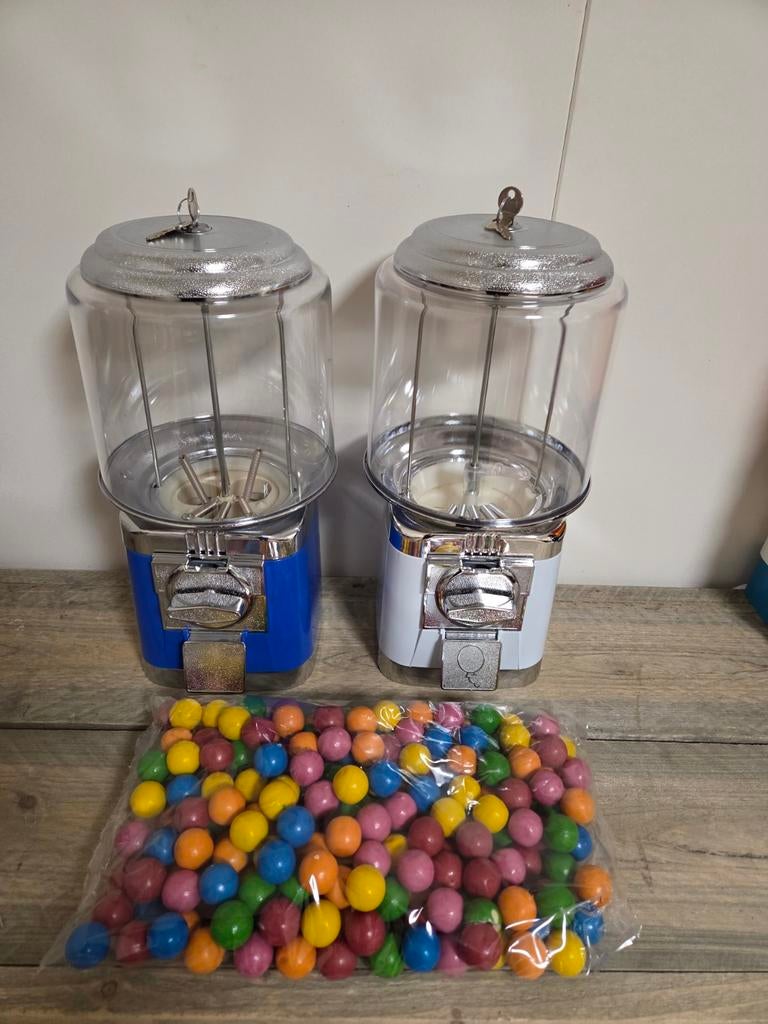 Kauwgomballen automaten showroommodellen, Ophalen of Verzenden, Zo goed als nieuw