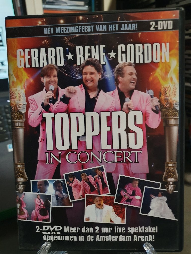 Toppers in Concert - Gerard, Rene, Gordon (2 DVD) 2005, Cd's en Dvd's, Alle leeftijden, Ophalen, Zo goed als nieuw