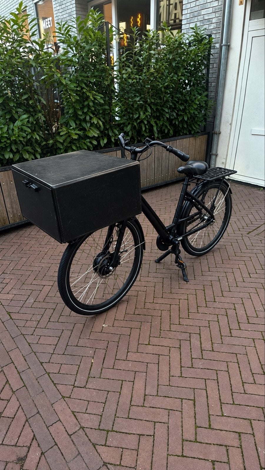 Bezorg fiets, Fietsen en Brommers, Gebruikt, Goederen, Elektrisch, Schijfrem