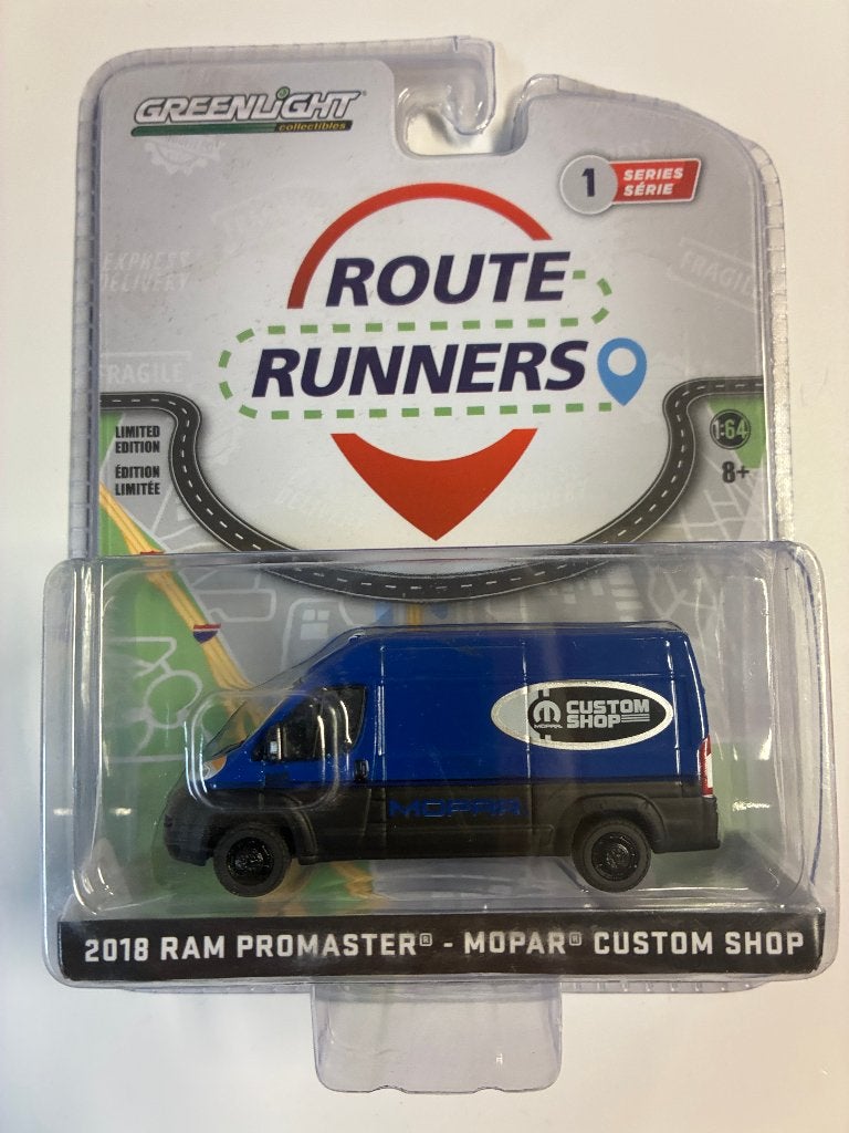 89219: Dodge Ram Promaster - Mopar Custom Shop - 2018 - 1:64, Hobby en Vrije tijd, Nieuw, Ophalen of Verzenden, Bus of Vrachtwagen