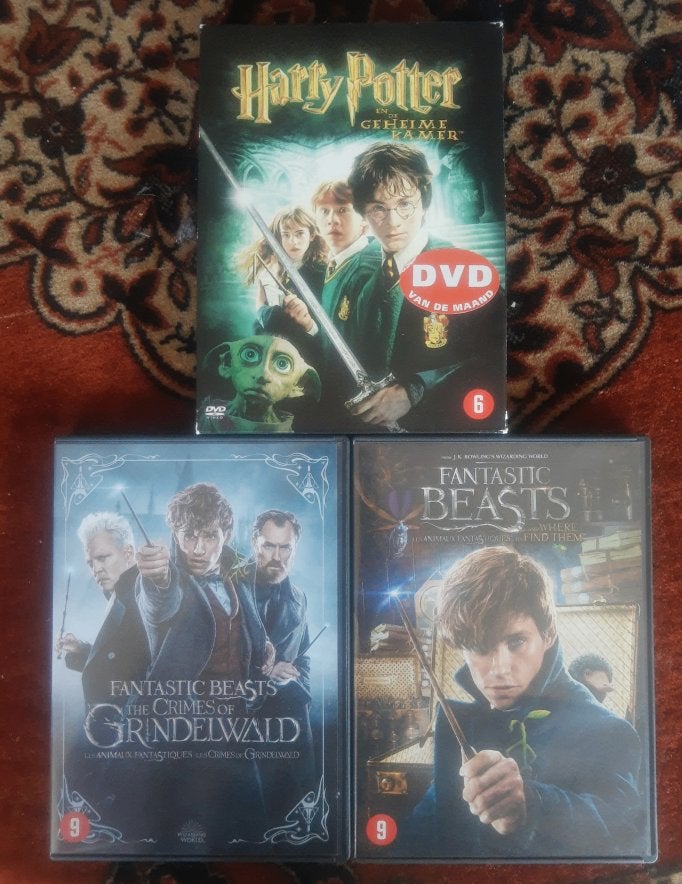 Fantastic Beasts 1+2 / Crimes of Grindelwald + Harry Potter, Cd's en Dvd's, Engels, Nederlands, Fantasy, Ophalen of Verzenden