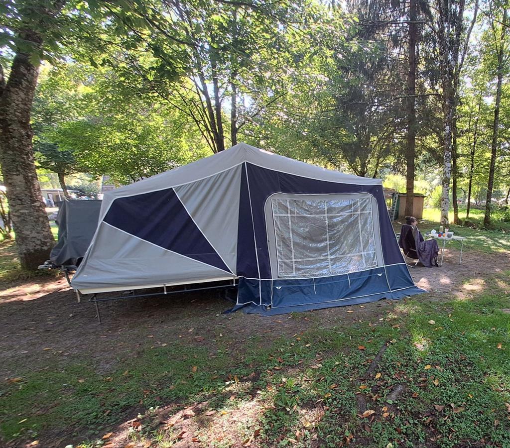 Camplet Concorde 2009 + inrichting + fietsendrager, offgrid, Ophalen, Aanwezig, Camp-Let, Tot en met 4