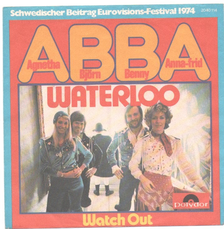 ABBA- Waterloo Duitse persing, Gebruikt, Verzenden, 7 inch, Pop