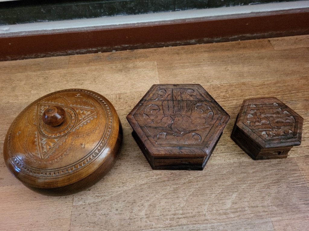 3 mooie kisten, Ophalen, Zo goed als nieuw, Minder dan 50 cm, Minder dan 50 cm