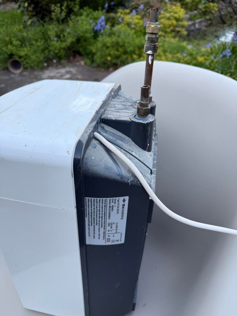 Itho Daalderop Close-in 10 liter boiler, Doe-het-zelf en Verbouw, Geisers en Boilers, Ophalen, Gebruikt, Aardgas, Boiler