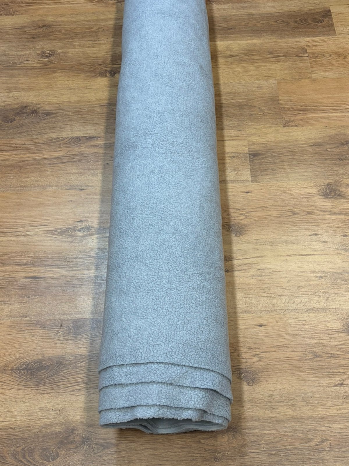 Teddy meubelstof lichtgrijs - 10 meter, 120 cm of meer, Ophalen of Verzenden, Polyester, Grijs