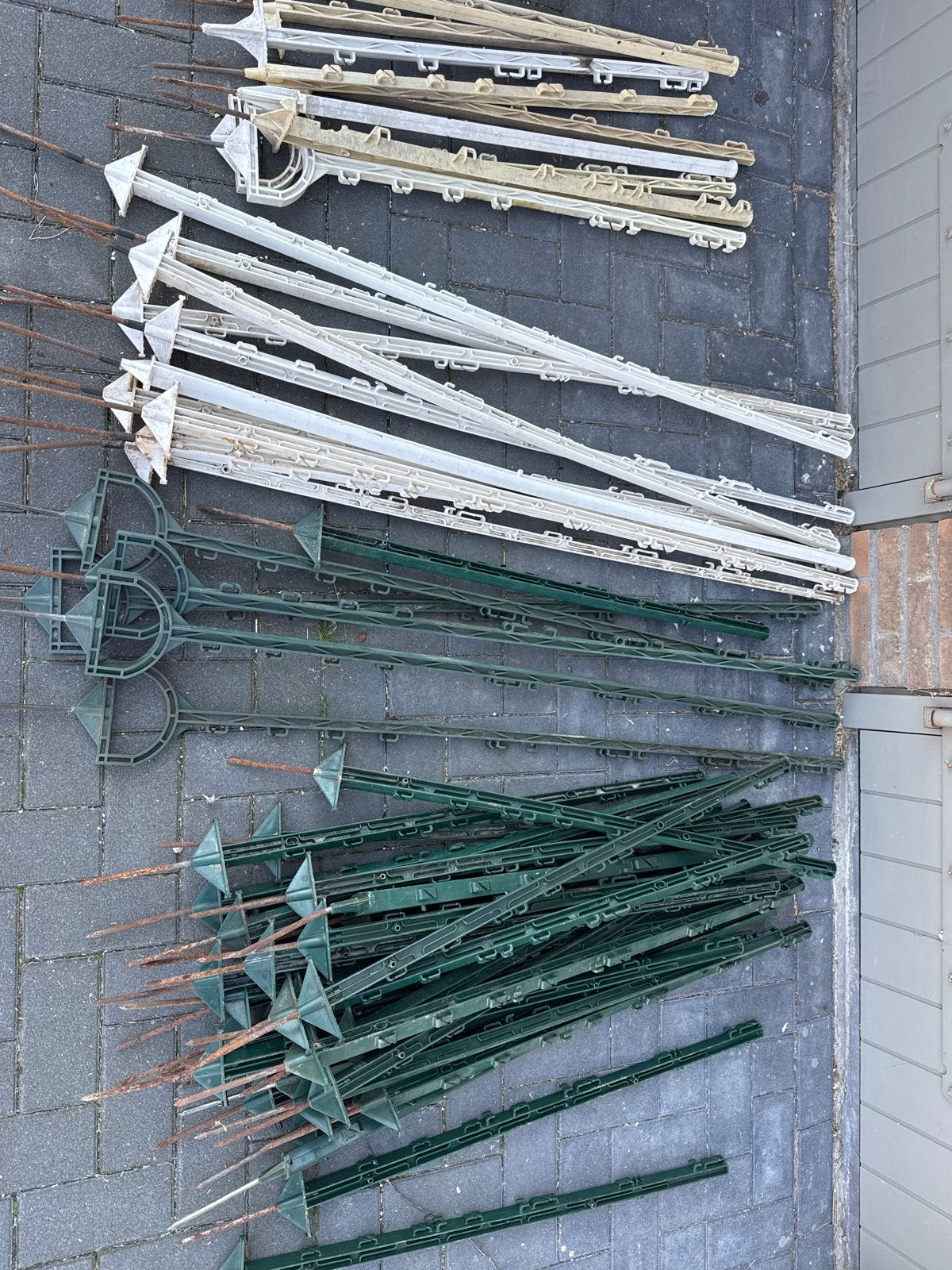 50 Weide/Paarden Afrastering Palen - Slechts €0,75 p/st, Ophalen, Gebruikt, Kunststof, Overige typen